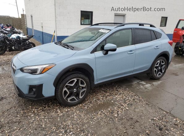 JF2GTAMC2J8261800 2018 SUBARU CROSSTREK Синий Передняя левая четверть