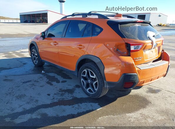 JF2GTAMC4JH346489 2018 SUBARU CROSSTREK Оранжевый Задняя левая четверть
