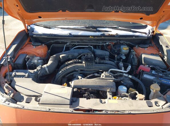 JF2GTAMC4JH346489 2018 SUBARU CROSSTREK Оранжевый Вид сзади