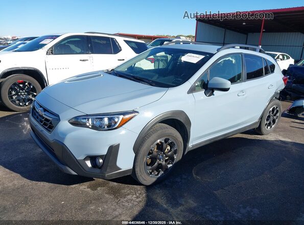 JF2GTAPC3P8214456 2023 SUBARU CROSSTREK Light Blue Առջևի ձախ երեք քառորդ տեսարան