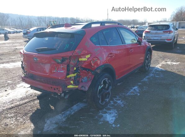 JF2GTHMC4NH279455 2022 SUBARU CROSSTREK Красный Задняя правая четверть