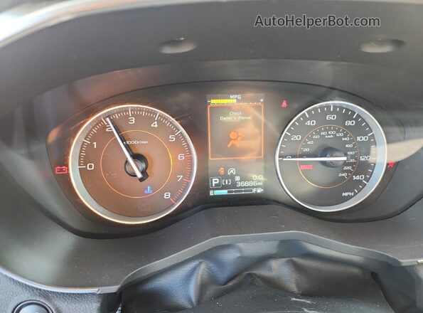 JF2GTHNCXP8274682 2023 SUBARU CROSSTREK Белый Вид щитка приборов