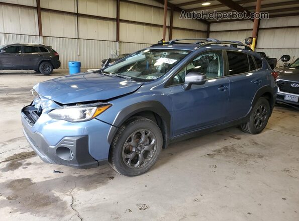JF2GTHRC0NH211338 2022 SUBARU CROSSTREK Blue Przód lewy