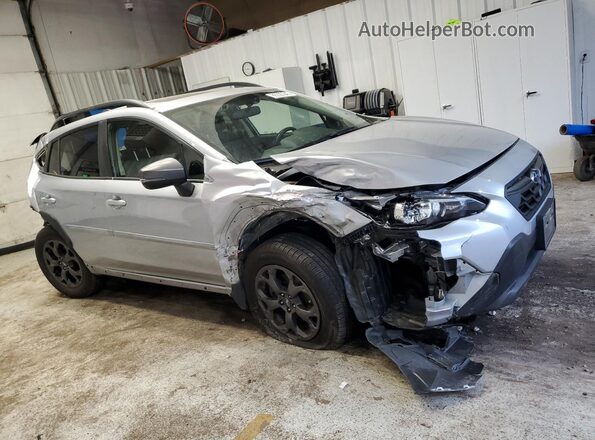 JF2GTHSC0NH230577 2022 SUBARU CROSSTREK Silver Przód prawy