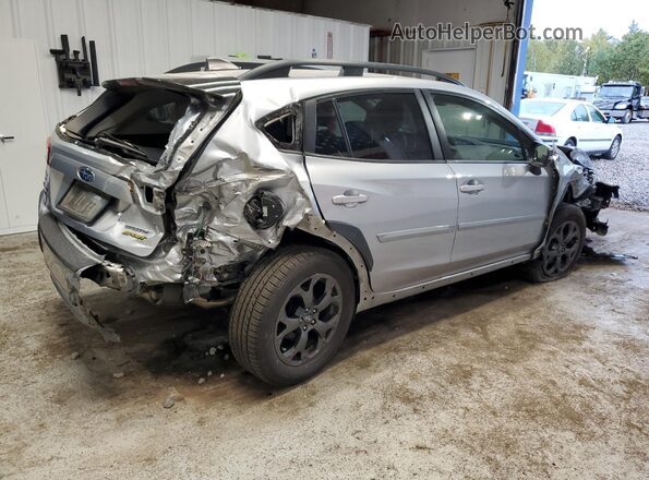JF2GTHSC0NH230577 2022 SUBARU CROSSTREK Silver Tył prawy