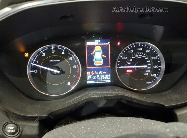 JF2GTHSC0NH230577 2022 SUBARU CROSSTREK Silver Widok zestawu wskaźników