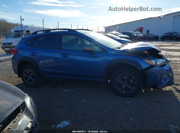 JF2GTHSC3PH238465 2023 SUBARU CROSSTREK Blue Սալոնի հետևի տեսք