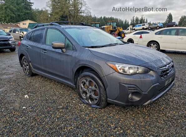 JF2GTHSC9PH271504 2023 SUBARU CROSSTREK Gray Delantero derecho