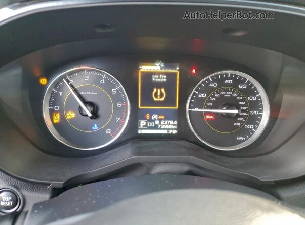 JF2GTHSC9PH271504 2023 SUBARU CROSSTREK Gray Vista del cuadro de instrumentos