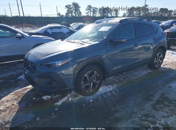 JF2GUADC6R8302874 2024 SUBARU CROSSTREK Gray Передня ліва чверть