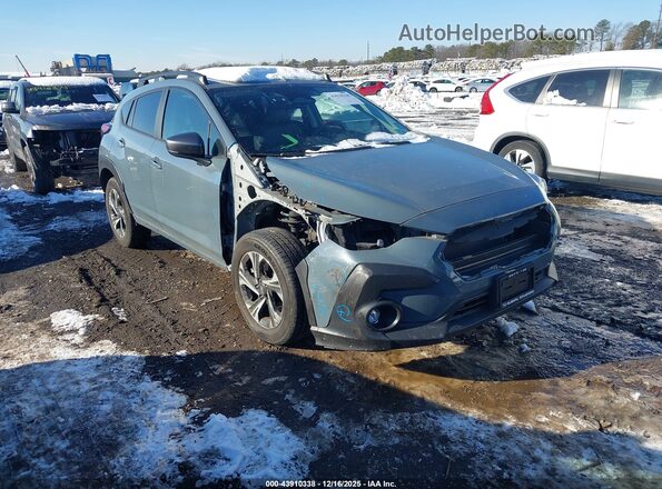 JF2GUADC6R8302874 2024 SUBARU CROSSTREK Gray Передня права чверть
