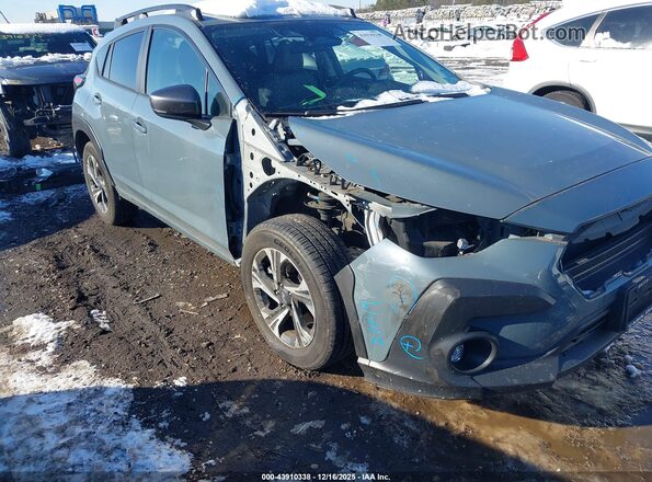 JF2GUADC6R8302874 2024 SUBARU CROSSTREK Gray Вид спереду