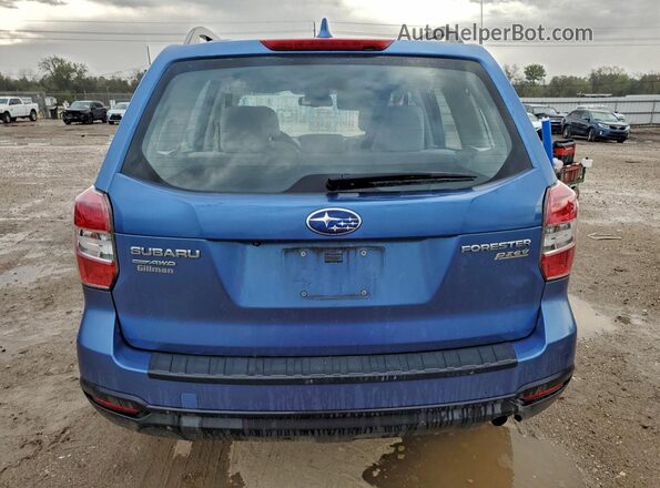 JF2SJABC3GH473648 2016 SUBARU FORESTER 2.5 Синий Вид сзади