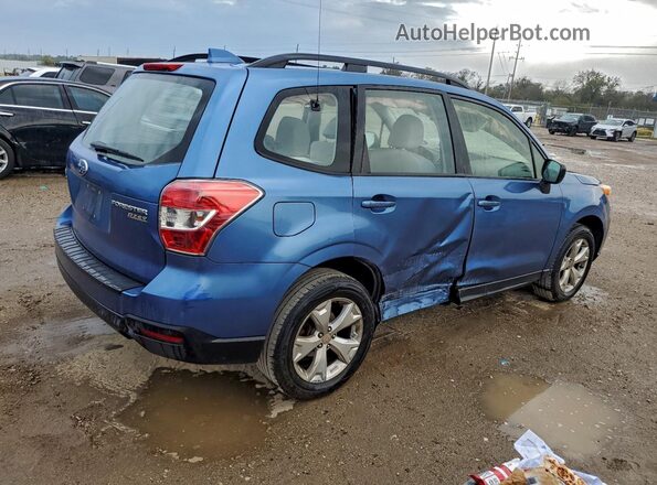 JF2SJABC3GH473648 2016 SUBARU FORESTER 2.5 Синий Задняя правая четверть