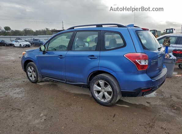 JF2SJABC3GH473648 2016 SUBARU FORESTER 2.5 Синий Задняя левая четверть