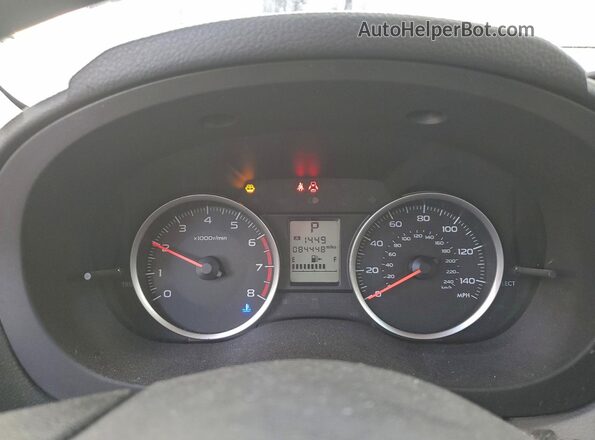 JF2SJABCXHH542014 2017 SUBARU FORESTER 2.5 Charcoal Instrument cluster view