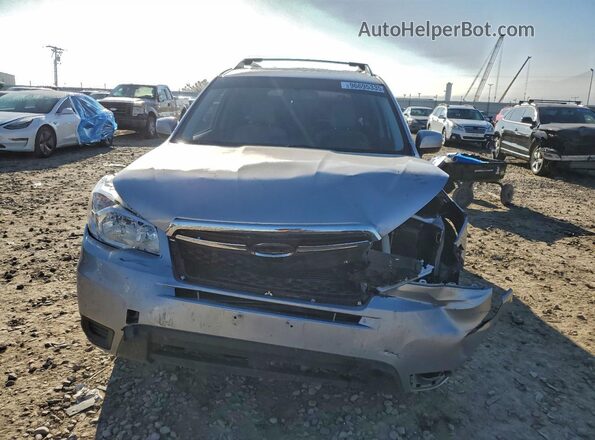 JF2SJADC3GH436063 2016 SUBARU FORESTER Серебряный Вид спереди