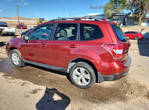 JF2SJADC4GH484557 2016 SUBARU FORESTER 2.5 Red Tył lewy