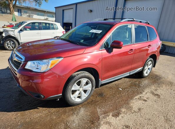 JF2SJADC4GH484557 2016 SUBARU FORESTER 2.5 Red Przód lewy