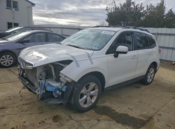 JF2SJADC6GG434944 2016 SUBARU FORESTER 2.5 White Передня ліва чверть