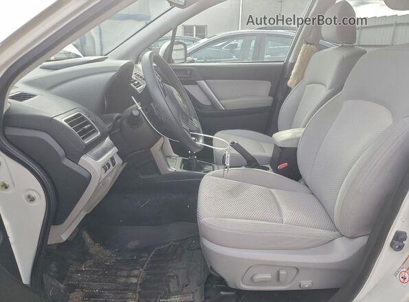 JF2SJADC6GG434944 2016 SUBARU FORESTER 2.5 White Вид салону спереду