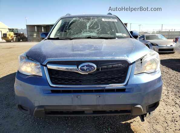 JF2SJADC7GH508513 2016 SUBARU FORESTER 2.5 Синий Вид спереди