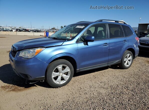 JF2SJADC7GH508513 2016 SUBARU FORESTER 2.5 Синий Передняя левая четверть