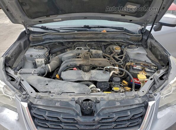 JF2SJADC9HH496382 2017 SUBARU FORESTER 2.5 Серебряный Вид подкапотного пространства
