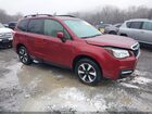 2018 Subaru Forester 2.5i Premium Burgundy vin: JF2SJAGC2JH555239