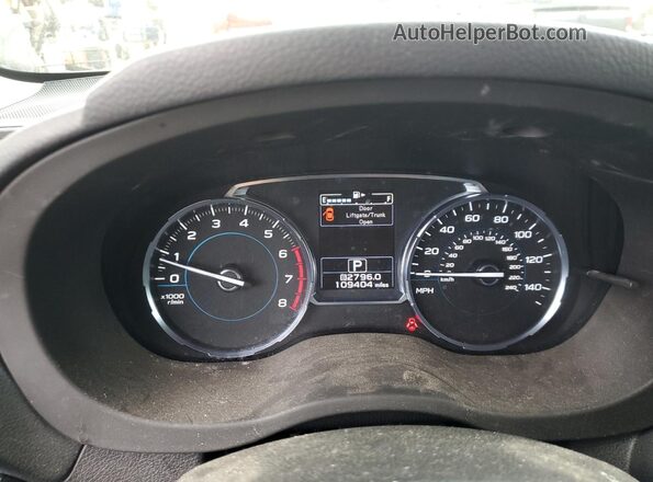 JF2SJATC1HH532910 2017 SUBARU FORESTER 2.5I TO Белый Вид щитка приборов