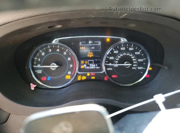 JF2SJAWC1JH445638 2018 SUBARU FORESTER 2.5I TO Белый Вид щитка приборов