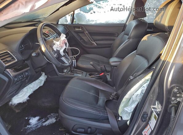 JF2SJAWC5JH603656 2018 SUBARU FORESTER 2.5I TO Желто-коричневый Вид салона спереди