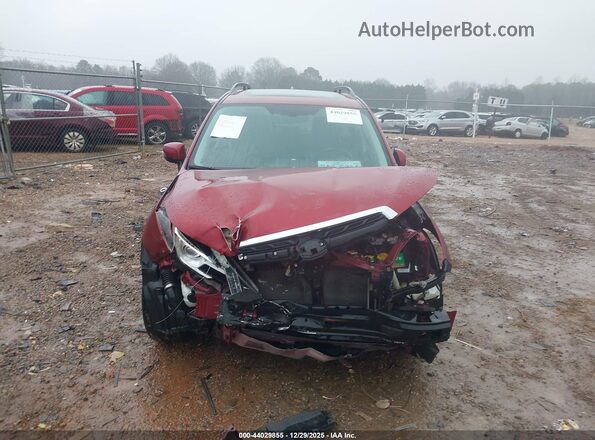 JF2SJGTC0HH447401 2017 SUBARU FORESTER2. Красный Вид задней части салона