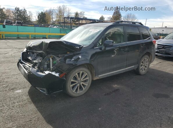 JF2SJGTC8HH439174 2017 SUBARU FORESTER2. Black Vista tres cuartos delantera izquierda