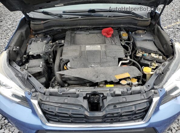 JF2SJGTCXHH462018 2017 SUBARU FORESTER2. Blue უკანა სალონის ხედი