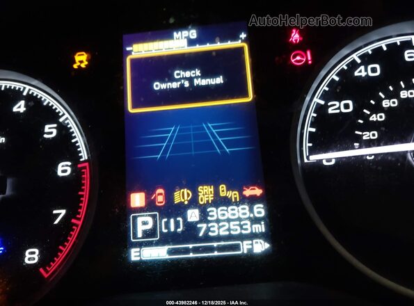 JF2SKADC4RH445080 2024 SUBARU FORESTER Silver Widok zestawu wskaźników