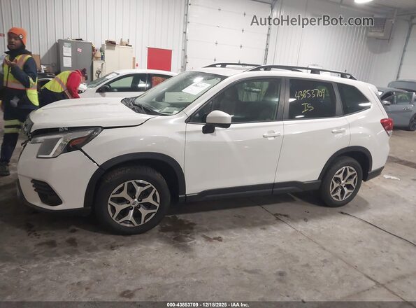JF2SKAEC2NH487093 2022 SUBARU FORESTER White Vista interior de 360 grados