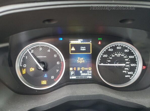 JF2SKALC2RH409597 2024 SUBARU FORESTER Серебряный Вид щитка приборов