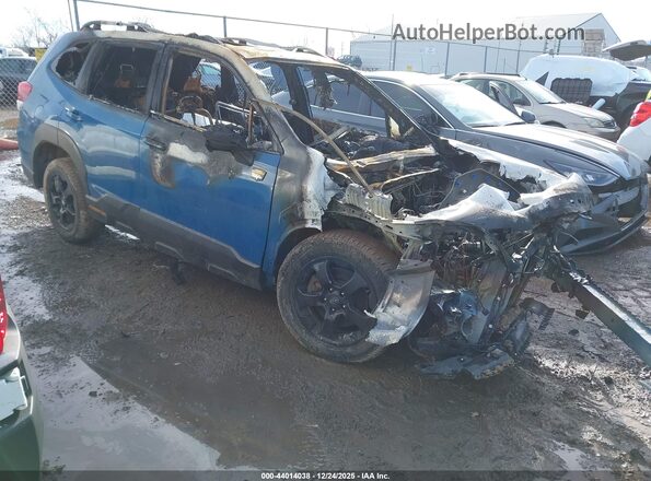 JF2SKAMC1PH404614 2023 SUBARU FORESTER Синий Передняя правая четверть