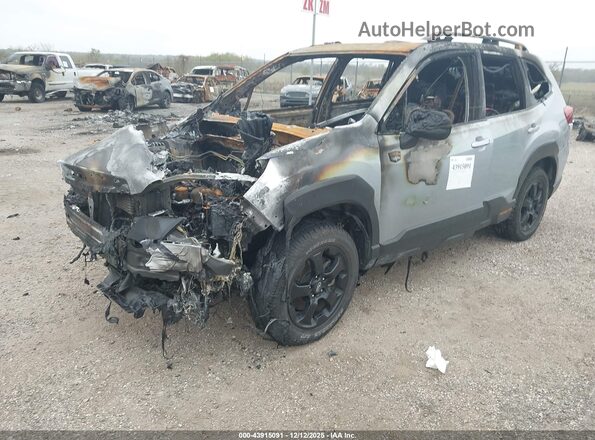 JF2SKAMC4NH457689 2022 SUBARU FORESTER Gray Front left