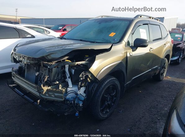 JF2SKAMC6NH510781 2022 SUBARU FORESTER Green Front left
