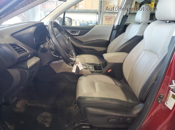 JF2SKANC0PH413402 2023 SUBARU FORESTER Красный Вид салона спереди