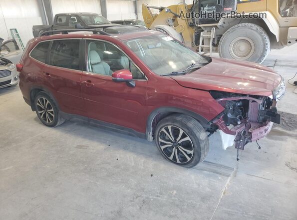 JF2SKANC0PH413402 2023 SUBARU FORESTER Красный Передняя правая четверть