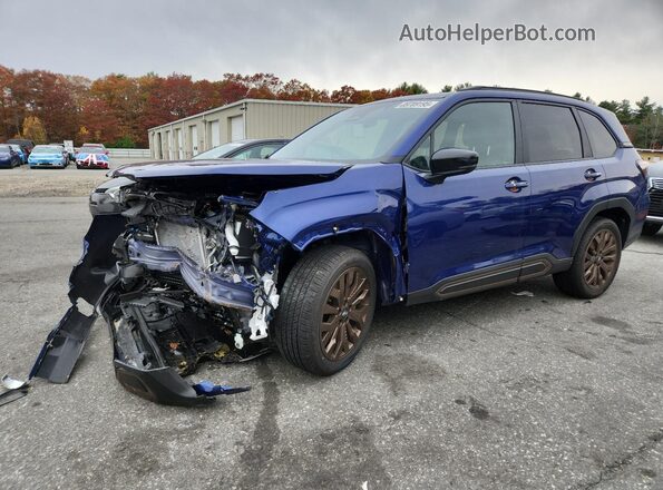 JF2SLDHC4SH491457 2025 SUBARU FORESTER Blue Առջևի ձախ երեք քառորդ տեսարան