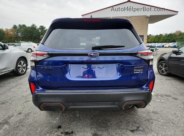 JF2SLDHC4SH491457 2025 SUBARU FORESTER Blue Հետևի տեսք