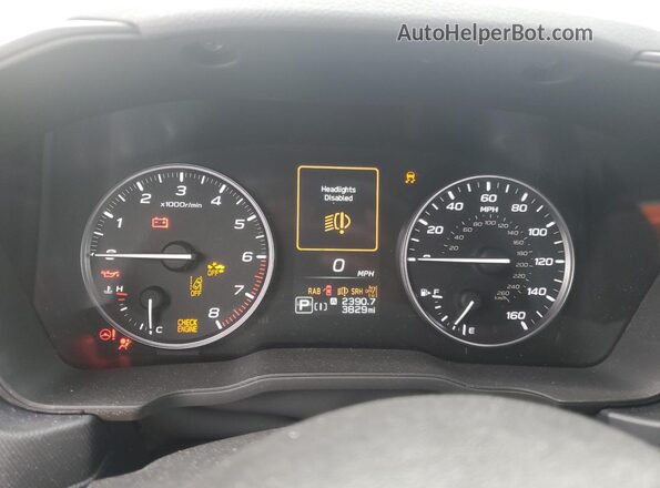 JF2SLDRC4SH536721 2025 SUBARU FORESTER Silver ხელსაწყოთა პანელის ხედი