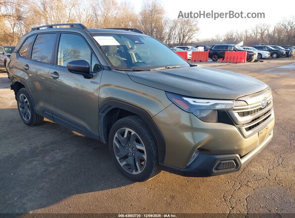 JF2SLSED5SH414842 2025 SUBARU FORESTER Green წინა მარჯვენა