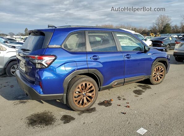 JF2SLSJDXSH401753 2025 SUBARU FORESTER Blue Tył prawy