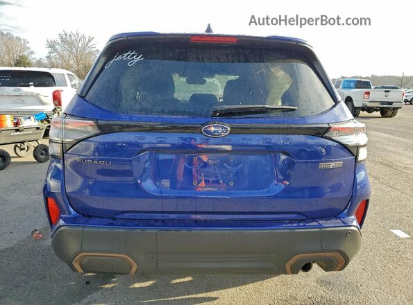 JF2SLSJDXSH401753 2025 SUBARU FORESTER Blue Widok z tyłu