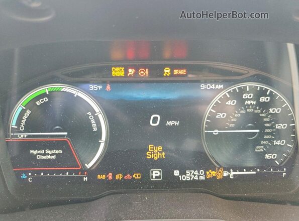 JF2SLSJDXSH401753 2025 SUBARU FORESTER Blue Widok zestawu wskaźników
